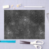 Papier Mousseline Zones de Cheetah Parties scintillant Black Faux (Artisanat)