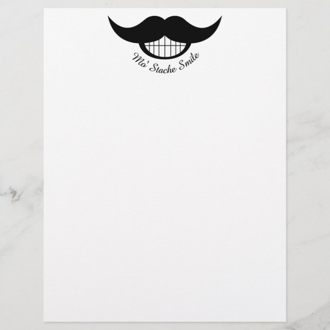 Papier Moustache (Devant)