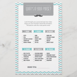 Papier Moustache / Petit Homme Ce qui est dans votre sac