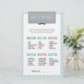 Papier Moustache / Petit Homme Ce qui est dans votre sac  (Debout devant)