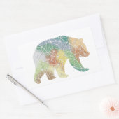 Papier Mozaïek Grizzly Beer Sticker (Envelop)