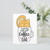 Papier Mug de café chat orange drôle amateur de chat (Debout devant)