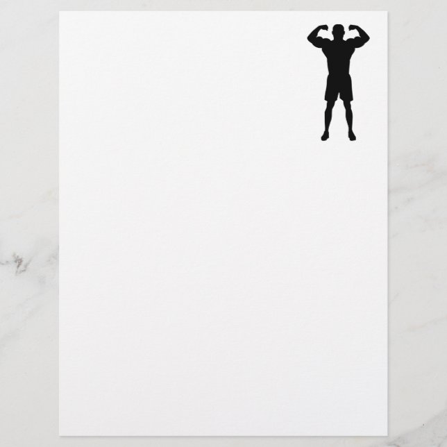 Papier Muscles du culturiste (Devant)
