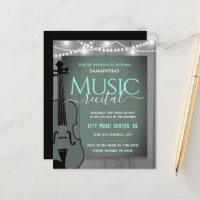 Musique de violon Considérant Invitation officiell