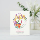 Papier My Dernier Fiesta Bachelorette Party Cactus thème (Debout devant)