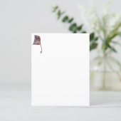 Papier N initial éclairé (Debout devant)