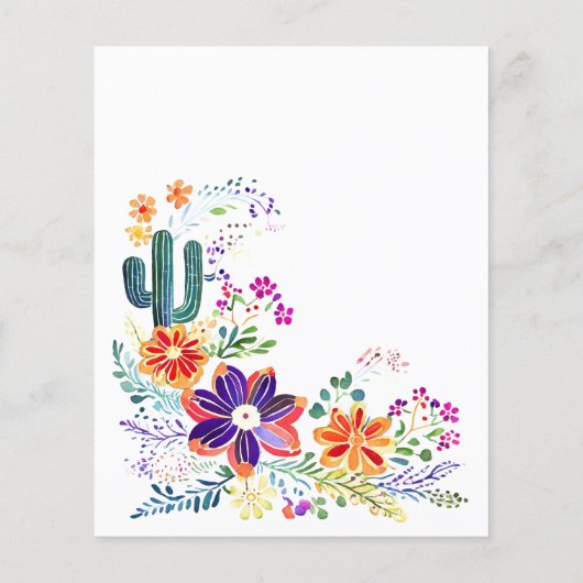 Papier Nacho Fête des mariées moyenne Dernière Fiesta (Dos)