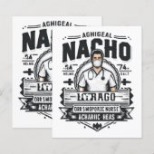 Papier Nacho Infirmière orthopédique moyenne (Devant / Derrière)