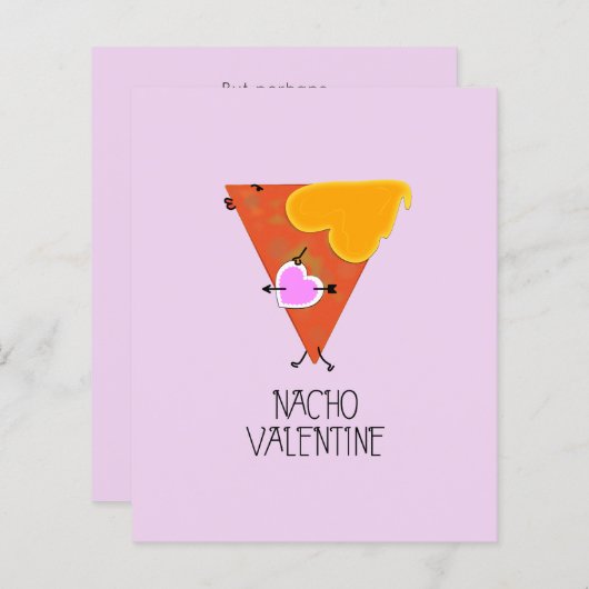 Papier Nacho Valentine (Devant / Derrière)
