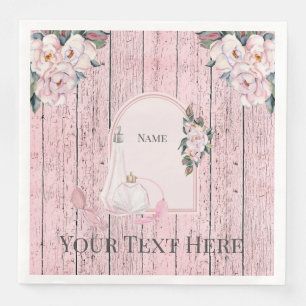 Papier Napkin 8-inch klein stukje land, Chic, Boho Servet