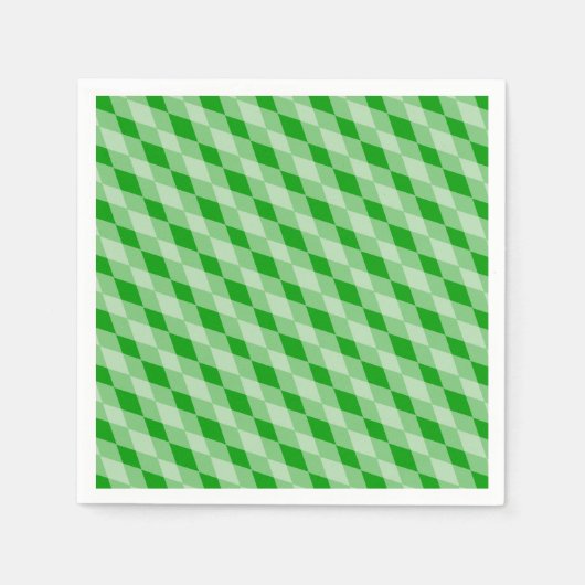 Papier Napkin - Diamonds Overlapping Servetten (Voorkant)