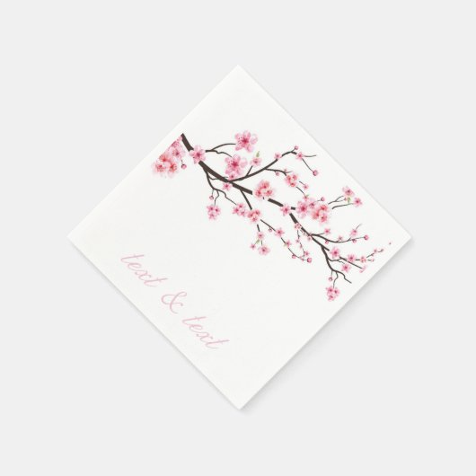 PAPIER NAPKIN : SAKURA CHERRY BLOSSOMS SERVET (Hoek)
