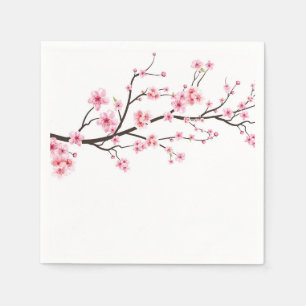 PAPIER NAPKIN : SAKURA CHERRY BLOSSOMS SERVET