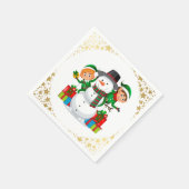 Papier Napkin Servet (Hoek)