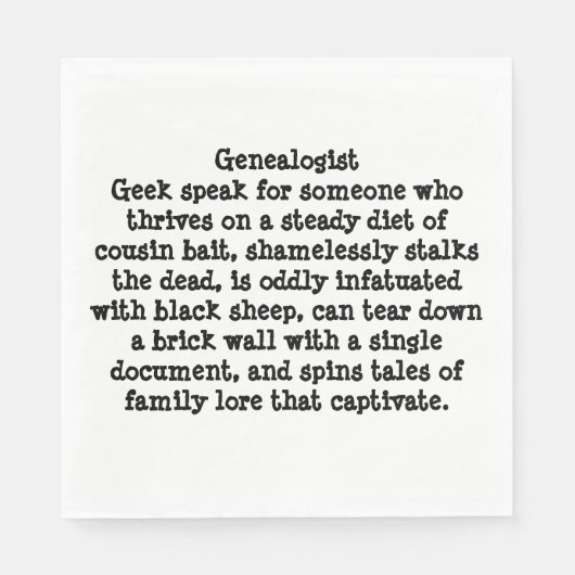 Papier Napkin Servet (Voorkant)