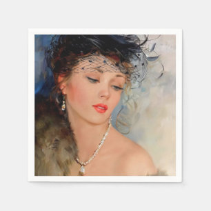 papier Napkin Servet