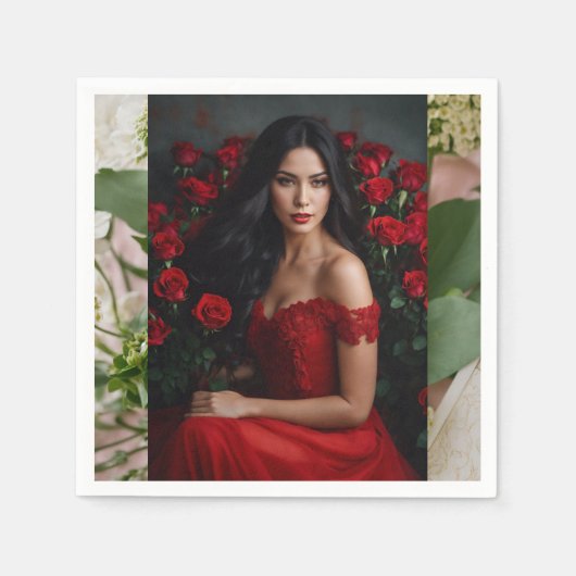 Papier Napkin Servet (Voorkant)