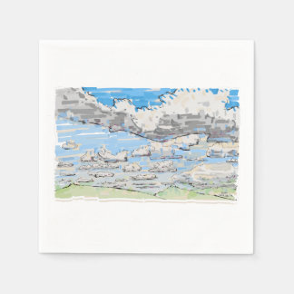 Papier Napkin Servet