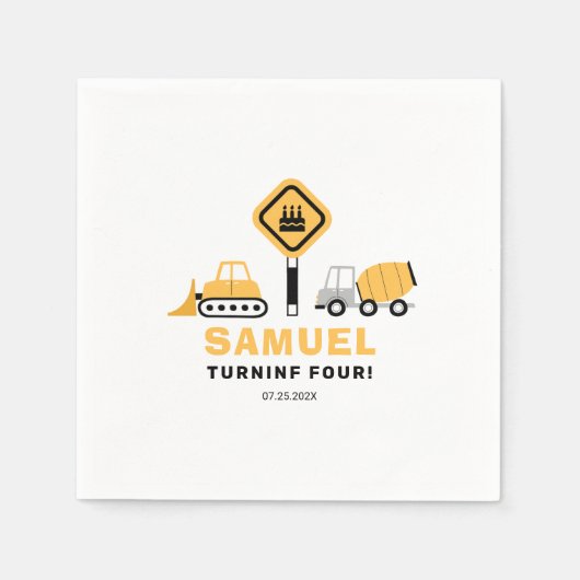 Papier Napkin Servet (Voorkant)