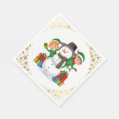 Papier Napkin Servet (Hoek)