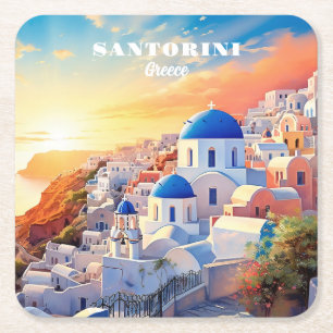 Papier Napkin Vierkante Kartonnen Onderzetter