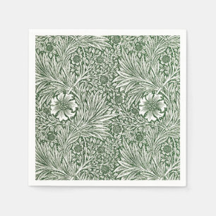 PAPIER NAPKIN : WILLIAM MORRIS : FLORALE MARIGOLDE SERVET