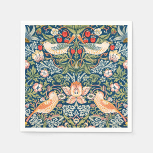 PAPIER NAPKIN : WILLIAM MORRIS STRAWBERRY THIEVES  SERVET