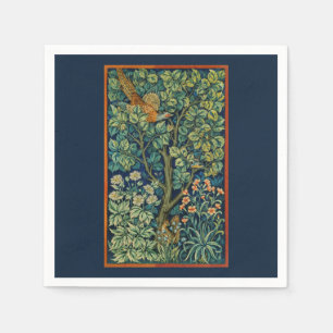 PAPIER NAPKIN : WILLIAM MORRIS : ZWARE ONTWERP SERVET