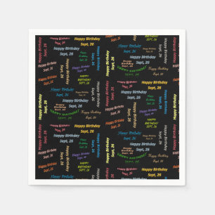 Papier Napkins, 26 oktober Servet