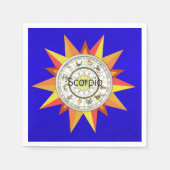 Papier Napkins, Astrogoly Zodia Scorpio Servet (Voorkant)