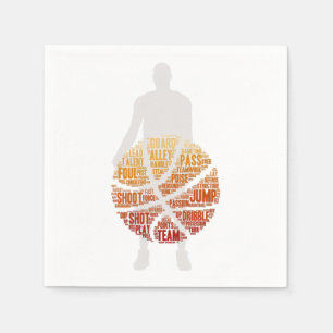 Papier Napkins Basketball Player Servet