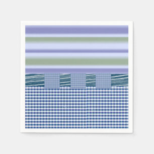 Papier Napkins Blue Servet