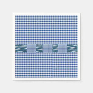 Papier Napkins Blue Servet