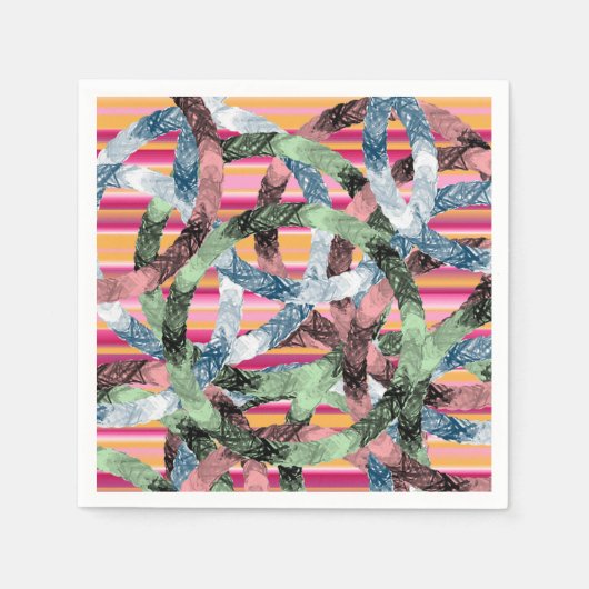 Papier Napkins Colorful Servet (Voorkant)