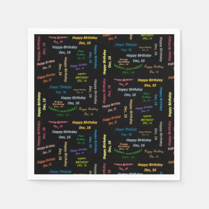 Papier Napkins December, 16 oktober Servet