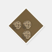 Papier Napkins Floral Servet (Hoek)