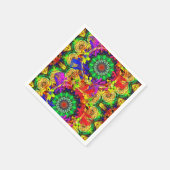 Papier Napkins Floral Servet (Hoek)