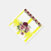 Papier Napkins Floral Servet (Hoek)