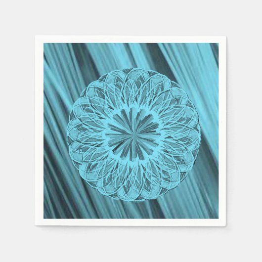 Papier Napkins Floral Servet (Voorkant)