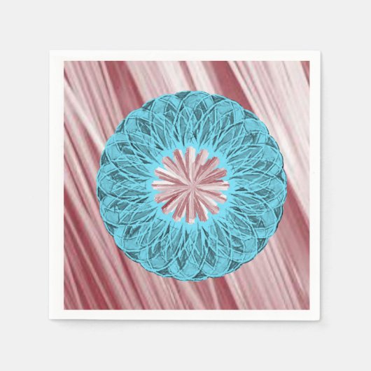 Papier Napkins Floral Servet (Voorkant)