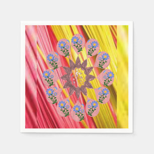 Papier Napkins Floral Servet