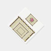 Papier Napkins Floral Servet (Hoek)