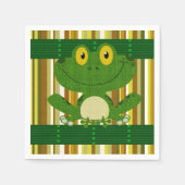 Papier Napkins Frog Servet (Voorkant)