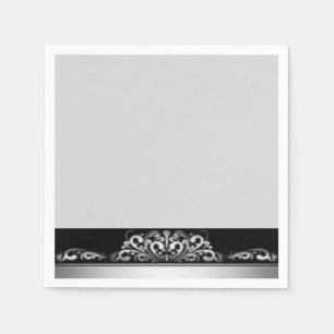 Papier Napkins Gray Servet