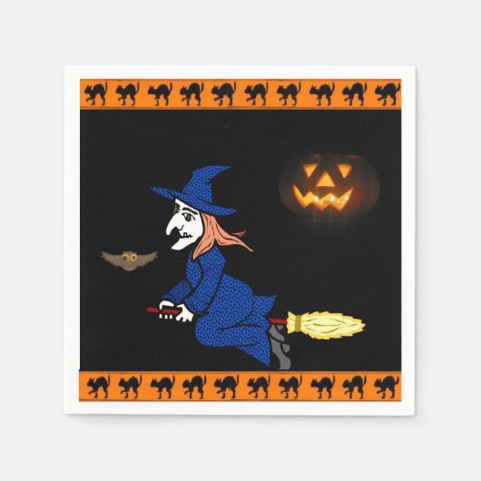 Papier Napkins Halloween Servet (Voorkant)