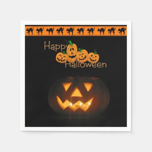 Papier Napkins Halloween Servet (Voorkant)