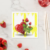 Papier Napkins Heart Servet (Insitu)