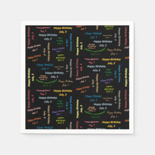 Papier Napkins Juli, 3 Dag Servet