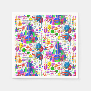 Papier Napkins June, 18 Birthday Servet
