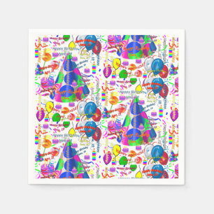 Papier Napkins June, 19 Birthday Servet